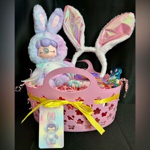 Nanci Purple Dreamer Shining Bunny Easter basket